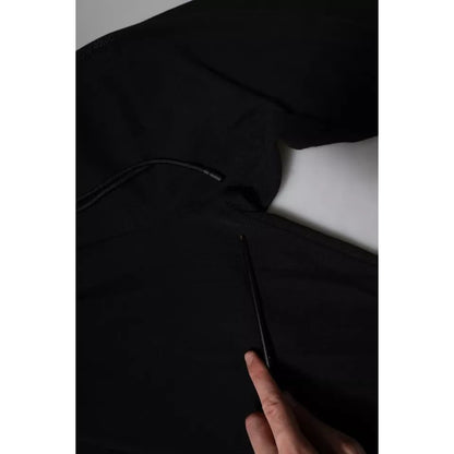 Dolce & Gabbana Black Cotton Jogger Jogging Pants