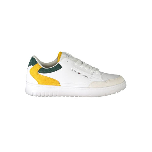 Tommy Hilfiger White Polyethylene Men Sneaker Tommy Hilfiger