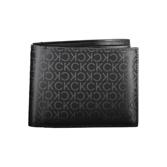 Calvin Klein Black Polyester Men Wallet Calvin Klein