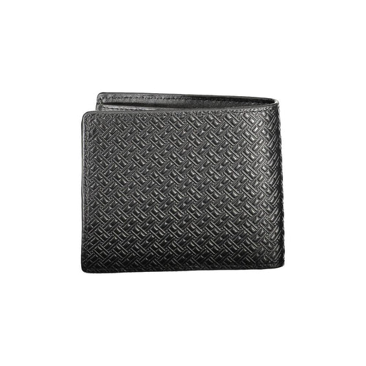 Tommy Hilfiger Black Leather Men Wallet Tommy Hilfiger