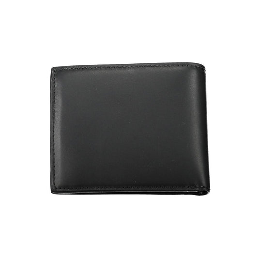 Tommy Hilfiger Black Leather Men Wallet Tommy Hilfiger