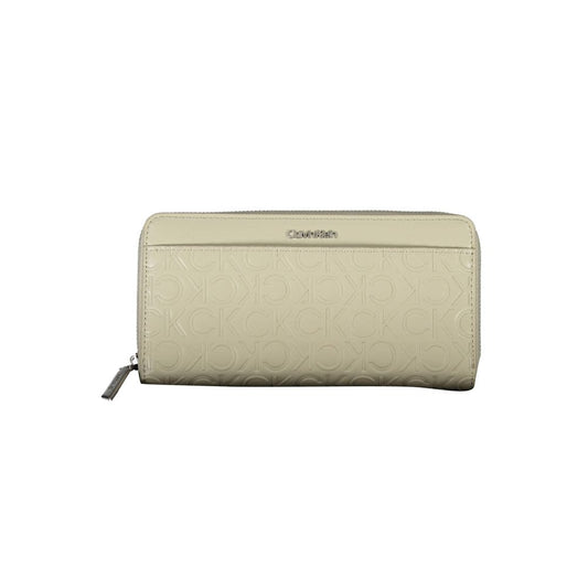 Calvin Klein Beige Polyethylene Women Wallet Calvin Klein