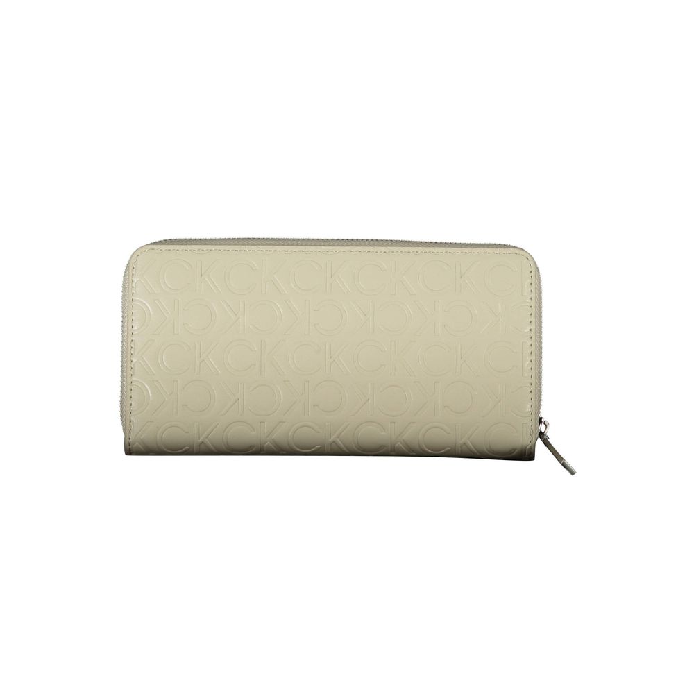 Calvin Klein Beige Polyethylene Women Wallet Calvin Klein