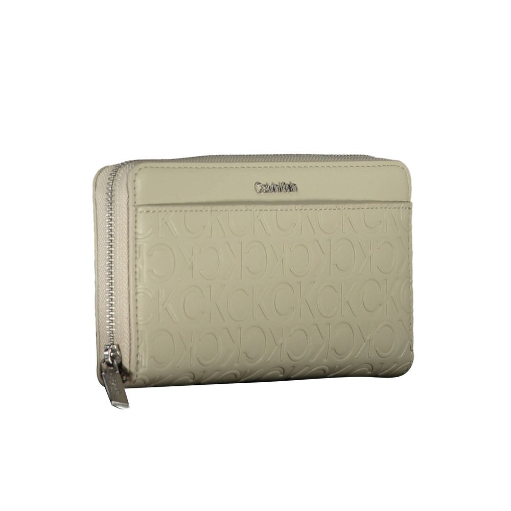 Calvin Klein Beige Polyethylene Women Wallet Calvin Klein