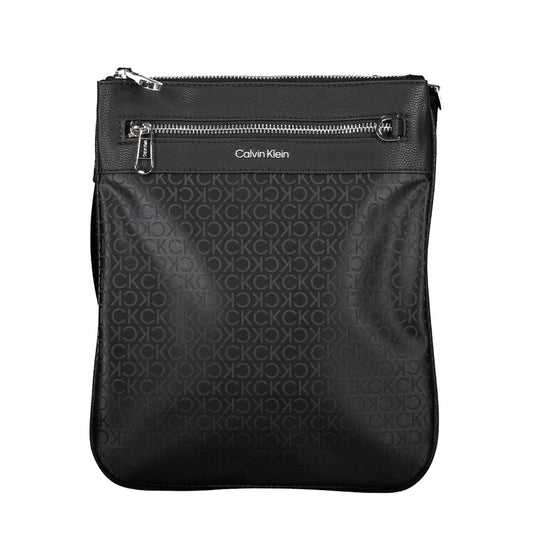 Calvin Klein Black Polyester Men Shoulder Bag Calvin Klein