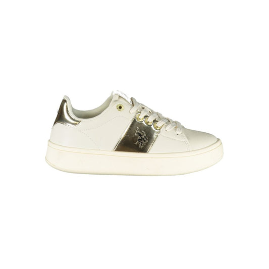 U.S. POLO ASSN. Beige Polyethylene Women Sneaker U.S. POLO ASSN.