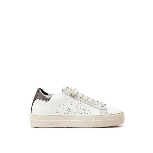 P448 White Leather Sneaker P448