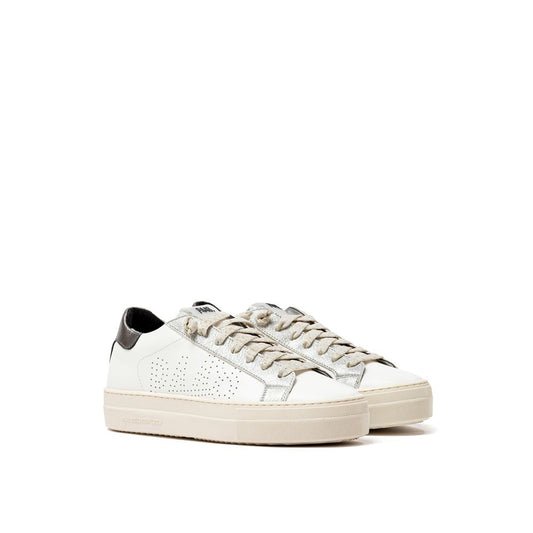 P448 White Leather Sneaker P448