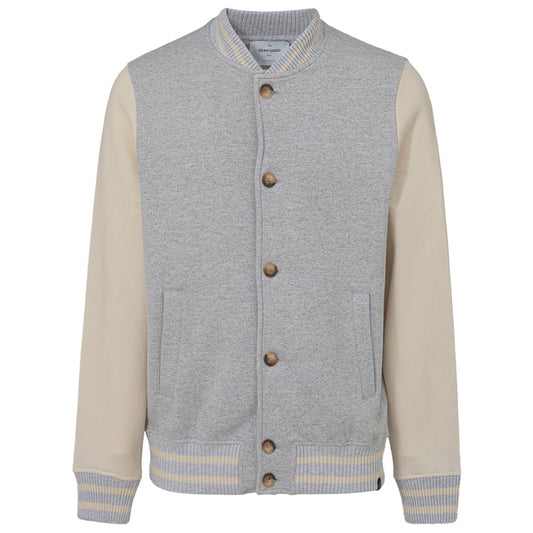 Gray Cotton Jacket Gran Sasso