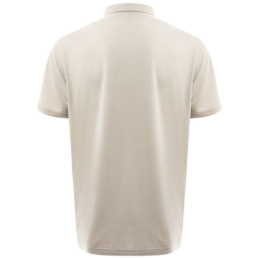 Loro Piana Gray Cotton Polo Shirt Loro Piana