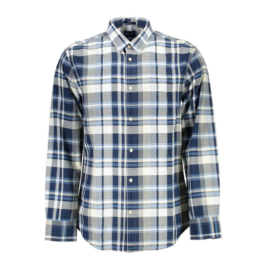 Gant Blue Cotton Men Shirt Gant