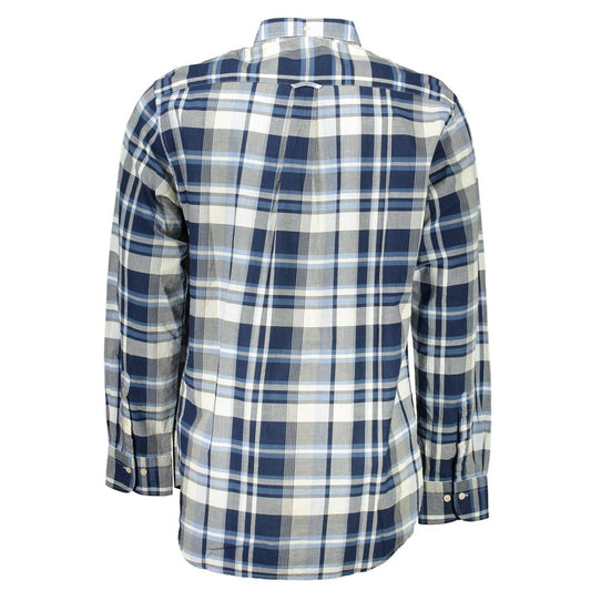 Gant Blue Cotton Men Shirt Gant