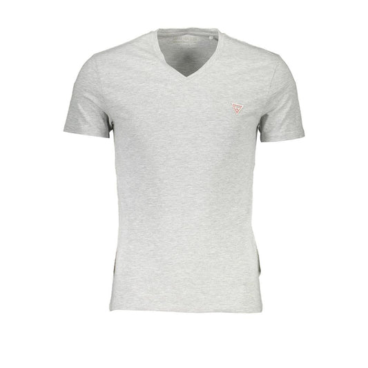 Guess Jeans Gray Cotton Men T-Shirt Guess Jeans