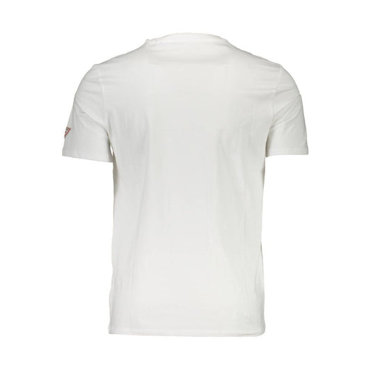 Guess Jeans White Cotton Men T-Shirt Guess Jeans