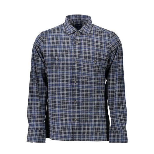 Gant Blue Cotton Men Shirt Gant