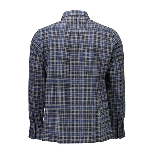 Gant Blue Cotton Men Shirt Gant