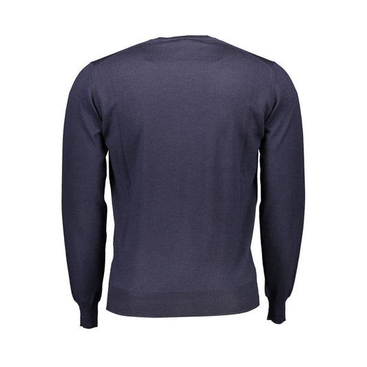 Harmont & Blaine Blue Wool Men Sweater Harmont & Blaine