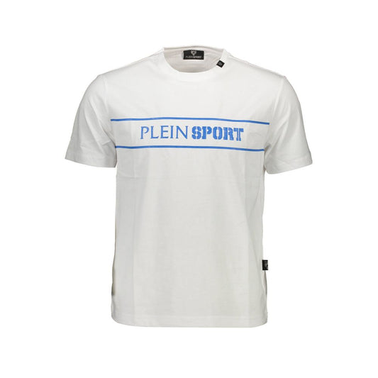 Plein Sport White Cotton Men T-Shirt Plein Sport