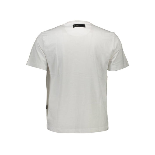 Plein Sport White Cotton Men T-Shirt Plein Sport