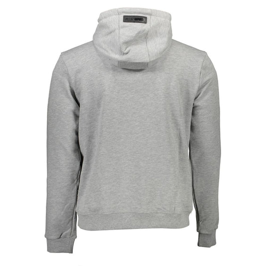 Plein Sport Gray Cotton Men Sweater Plein Sport