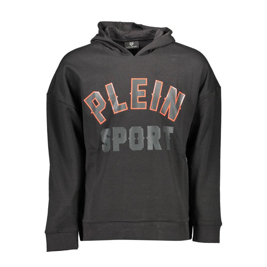 Plein Sport Black Cotton Men Sweater Plein Sport