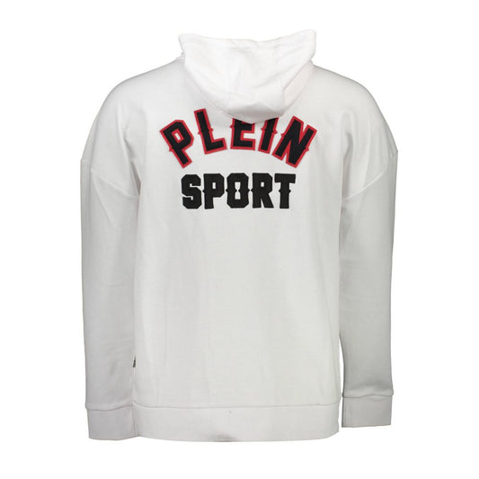 Plein Sport White Cotton Men Sweater Plein Sport