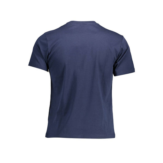 North Sails Blue Cotton Men T-Shirt North Sails