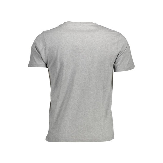 North Sails Gray Cotton Men T-Shirt North Sails