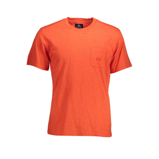 La Martina Red Cotton Men T-Shirt La Martina