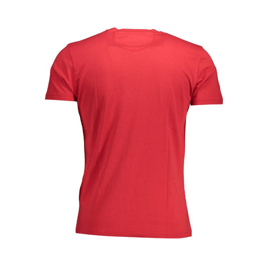 La Martina Red Cotton Men T-Shirt La Martina