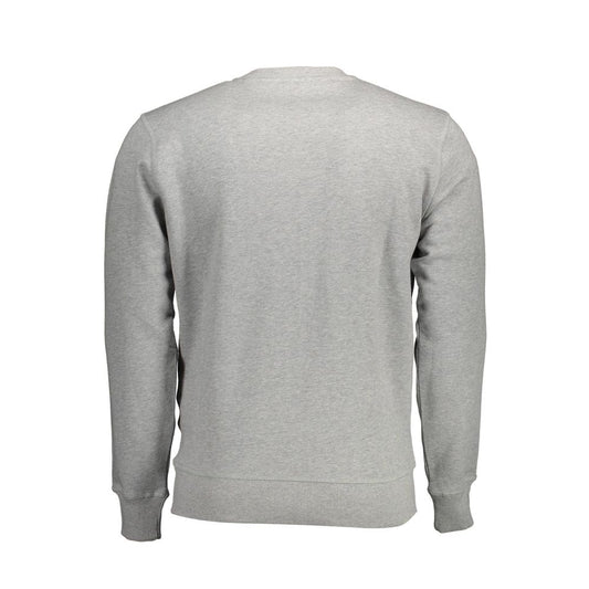 North Sails Gray Cotton Men Sweater North Sails