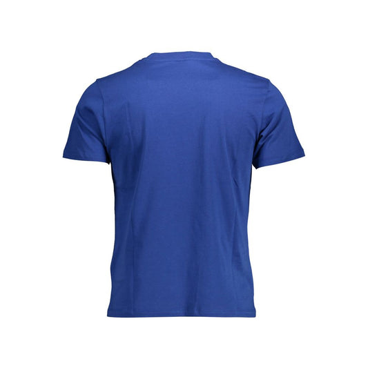 North Sails Blue Cotton Men T-Shirt North Sails