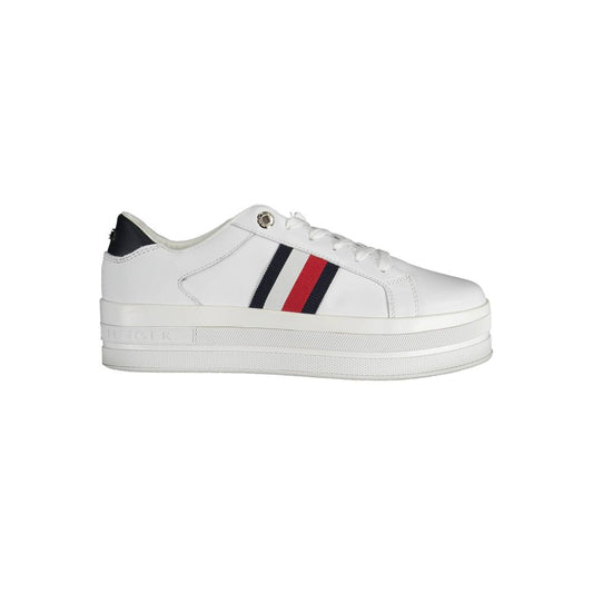 Tommy Hilfiger White Polyethylene Women Sneaker Tommy Hilfiger