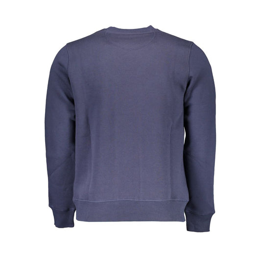 North Sails Blue Cotton Men Sweater North Sails