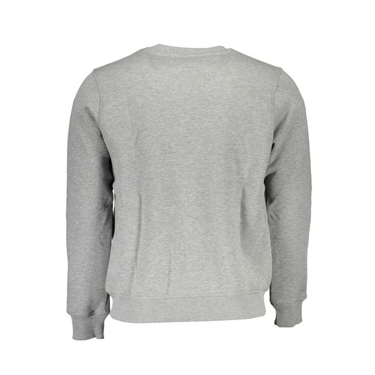 North Sails Gray Cotton Men Sweater North Sails