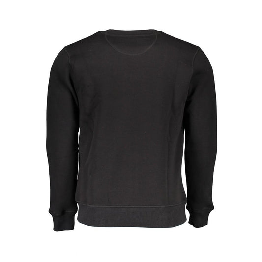 North Sails Black Cotton Men Sweater North Sails