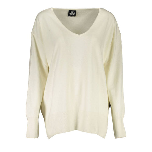 North Sails White Wool Women Sweater North Sails