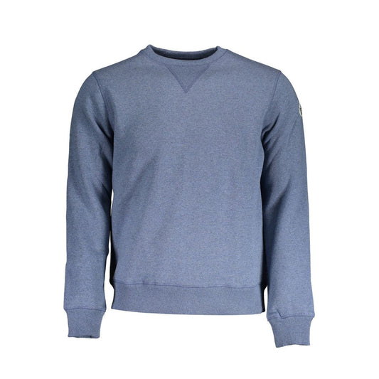 North Sails Blue Cotton Men Sweater North Sails