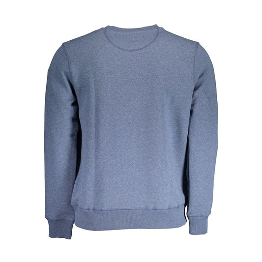 North Sails Blue Cotton Men Sweater North Sails