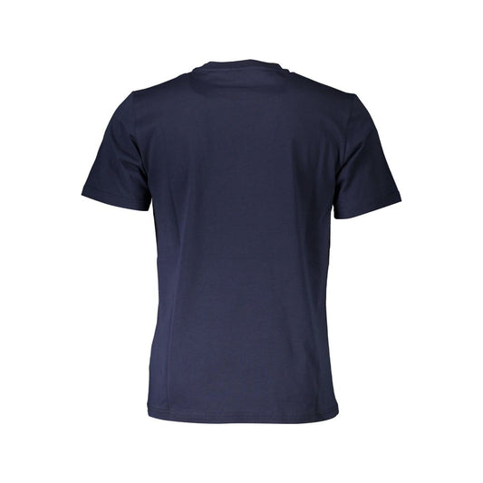 North Sails Blue Cotton Men T-Shirt North Sails