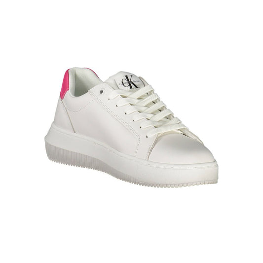 Calvin Klein White Leather Women Sneaker Calvin Klein