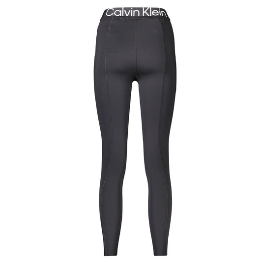 Calvin Klein Black Polyester Women Leggings Calvin Klein