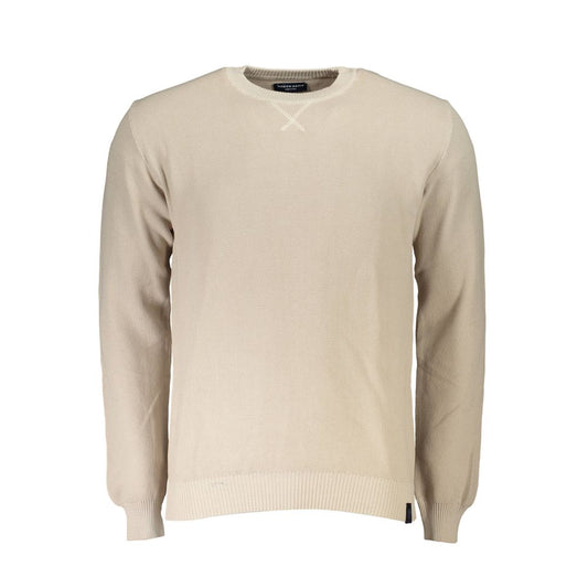 North Sails Beige Cotton Men Sweater North Sails