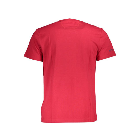 La Martina Red Cotton Men T-Shirt La Martina