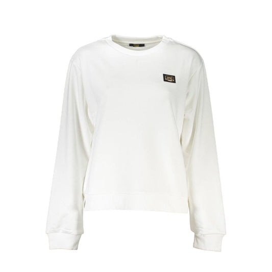 Cavalli Class White Cotton Women Sweater Cavalli Class