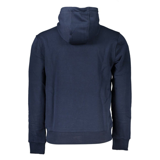 Cavalli Class Blue Cotton Men Sweater Cavalli Class