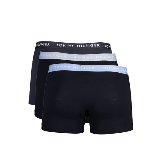 Tommy Hilfiger Black Cotton Men Trunk Tommy Hilfiger