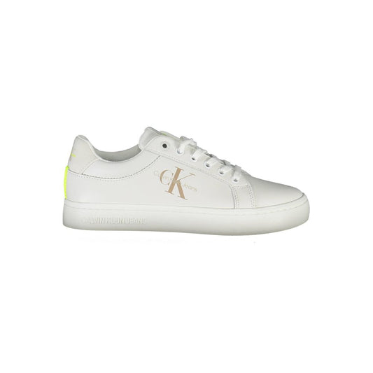 Calvin Klein White Leather Women Sneaker Calvin Klein