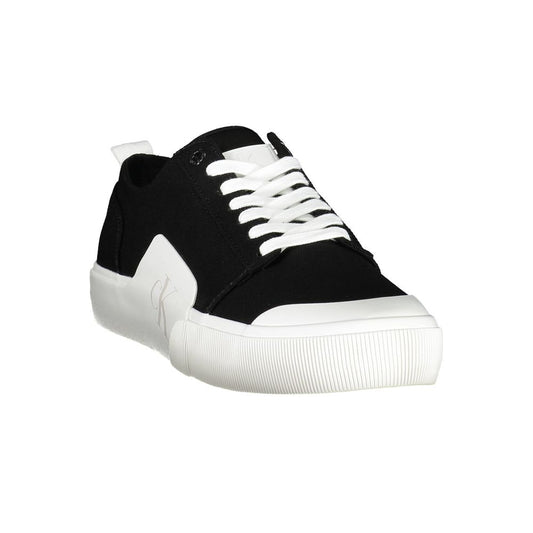 Calvin Klein Black Cotton Men Sneaker Calvin Klein