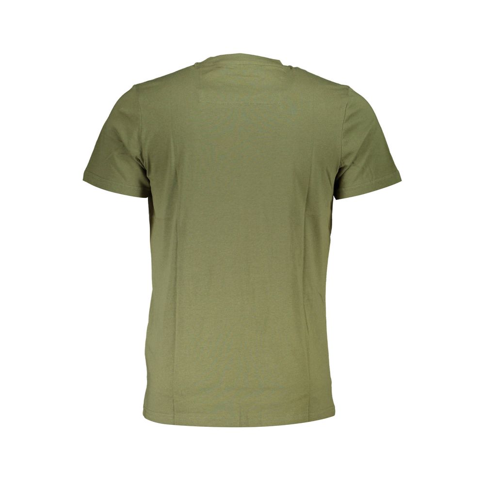 Cavalli Class Green Cotton T-Shirt Cavalli Class